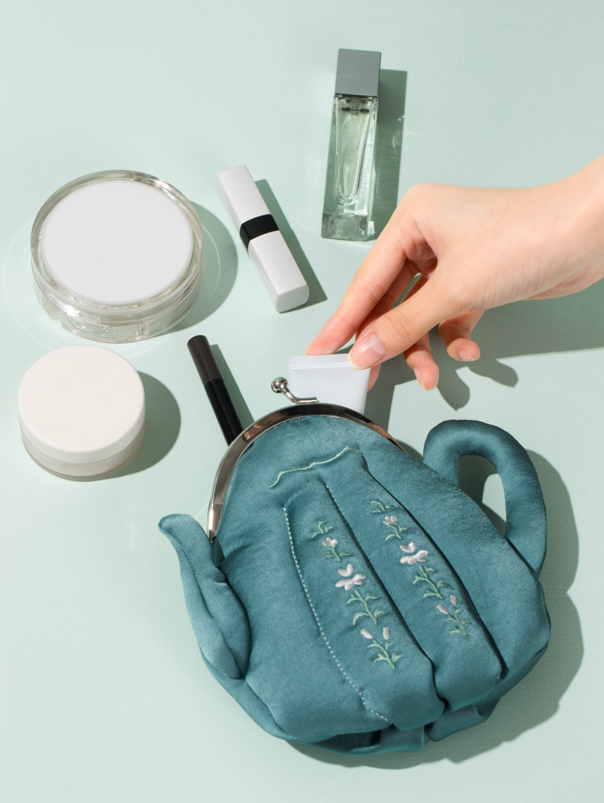 🇰🇷청자 파우치 (자수) 국립중앙박물관 굿즈 · Celadon Embroidery Pouch