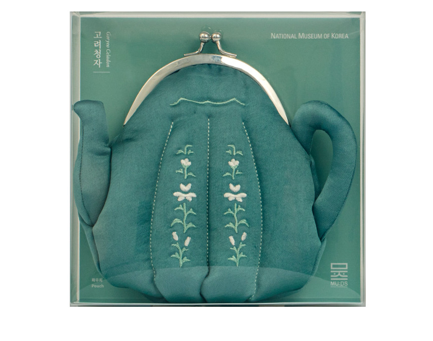 🇰🇷청자 파우치 (자수) 국립중앙박물관 굿즈 · Celadon Embroidery Pouch