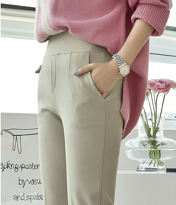 [S~XL]기모 최강스판 밴딩 부츠컷 슬랙스 | Fleece-Lined Ultra Stretch Banding Bootcut Slacks (Winter Only)