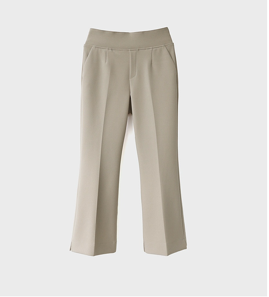 [S~XL]기모 최강스판 밴딩 부츠컷 슬랙스 | Fleece-Lined Ultra Stretch Banding Bootcut Slacks (Winter Only)