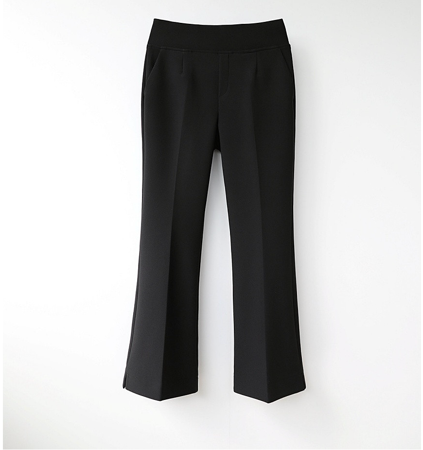 [S~XL]기모 최강스판 밴딩 부츠컷 슬랙스 | Fleece-Lined Ultra Stretch Banding Bootcut Slacks (Winter Only)
