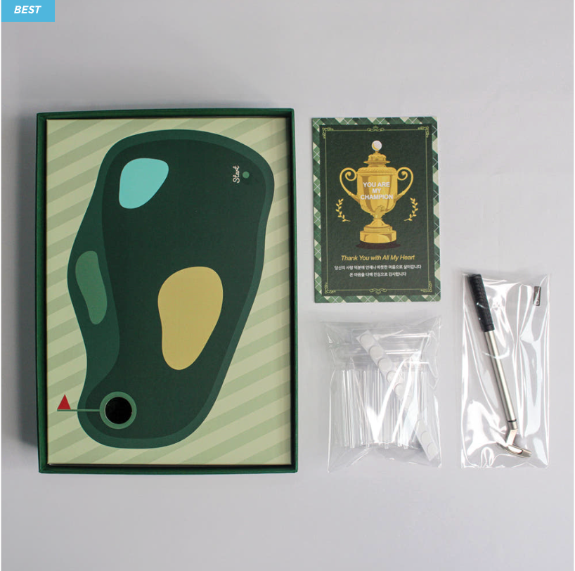 🇰🇷명절겨냥 골프 용돈박스 홀인원 게임 세트 | Golf Money Box Hole-in-One Game Set