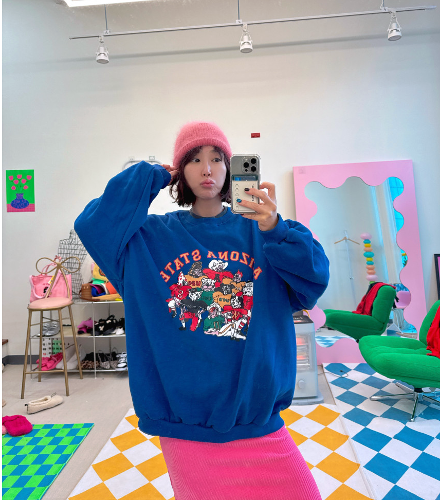 [77-88][메이퍼플] 스테이트 양기모 MTM / MAPLEPURPLE State Brushed Sweatshirt