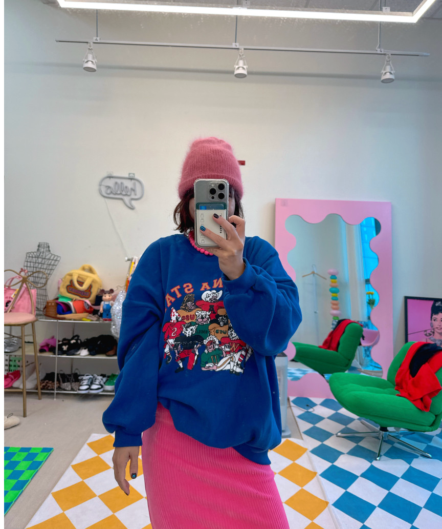 [77-88][메이퍼플] 스테이트 양기모 MTM / MAPLEPURPLE State Brushed Sweatshirt