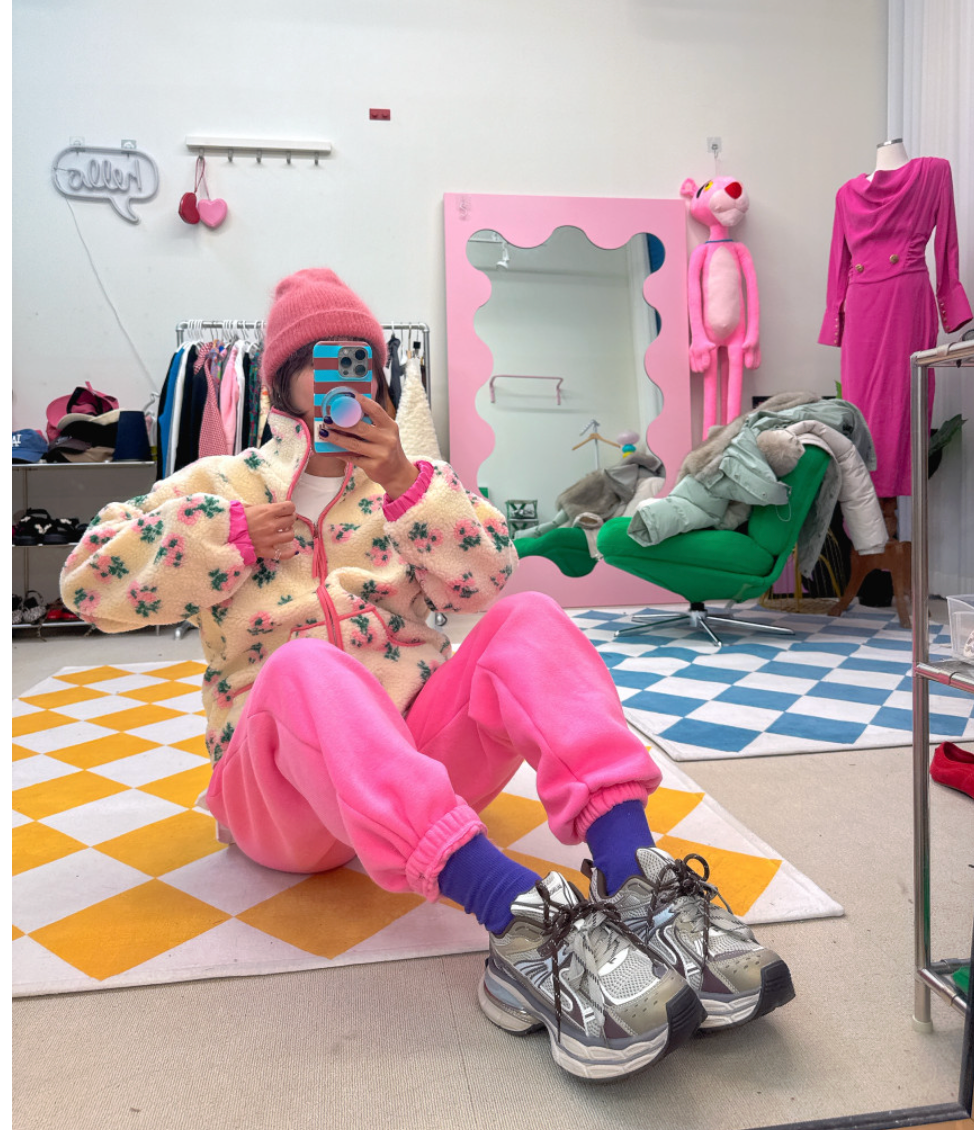 [77까지][메이퍼플] 파이핑 양털자켓 / Piping Sherpa Fleece Jacket