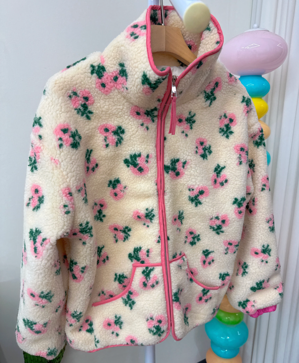 [77까지][메이퍼플] 파이핑 양털자켓 / Piping Sherpa Fleece Jacket