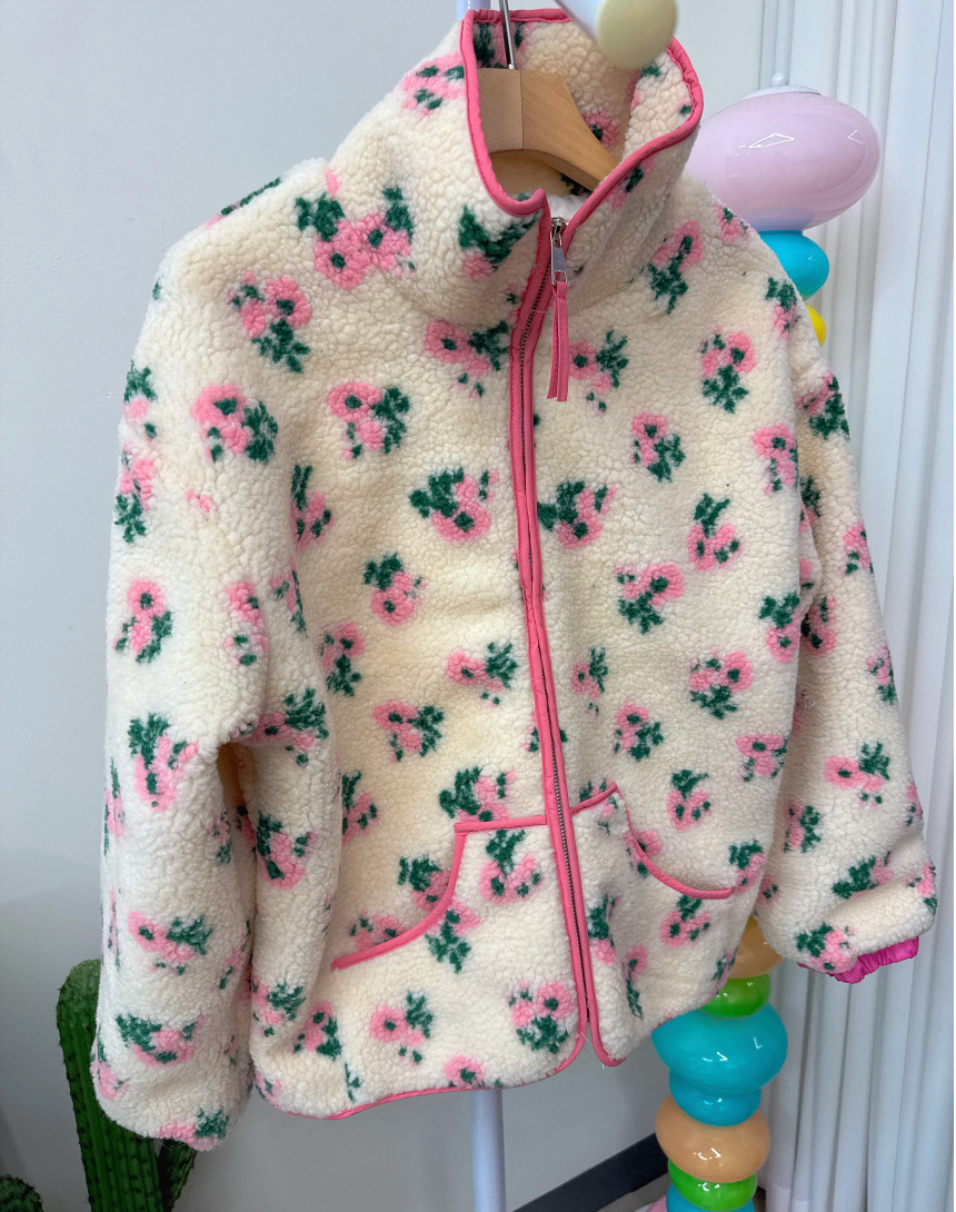 [77까지][메이퍼플] 파이핑 양털자켓 / Piping Sherpa Fleece Jacket