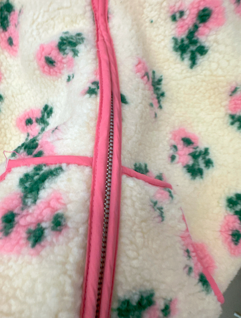 [77까지][메이퍼플] 파이핑 양털자켓 / Piping Sherpa Fleece Jacket