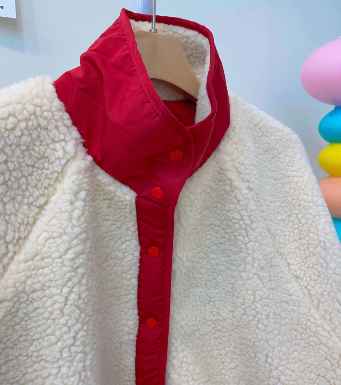 [88까지][메이퍼플]양면 토들 배색 점퍼 패딩 /Reversible Color-Block Padding Jacket