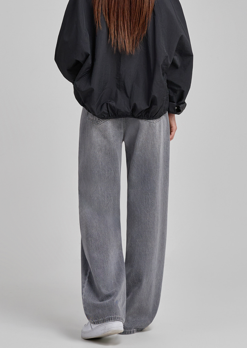 [S~2XL][노스판/노수선/노기모 베이직] 노컷진 와이드 데님 팬츠 5컬러 Wide Fit Denim Pants (5 Colors)