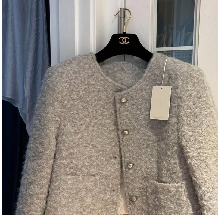 [66까지][메이드101]가을겨울 누빔 모헤어 부클 티르 자켓 / Quilted Mohair Bouclé “Tir” Jacket (Fall/Winter)