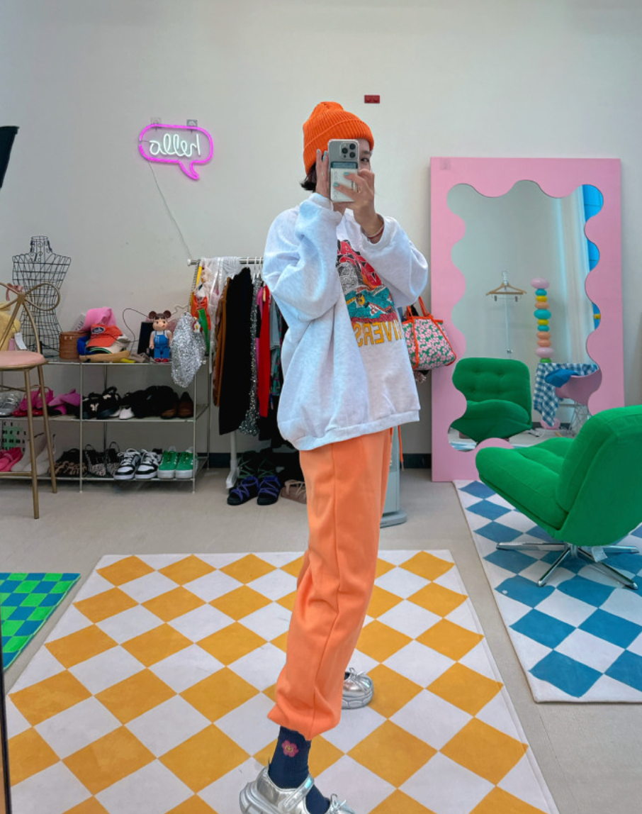 [99가능][메이퍼플] 스페이스 오버핏 기모 맨투맨  [MAPLEPURPLE] Space Oversized Fleece Sweatshirt