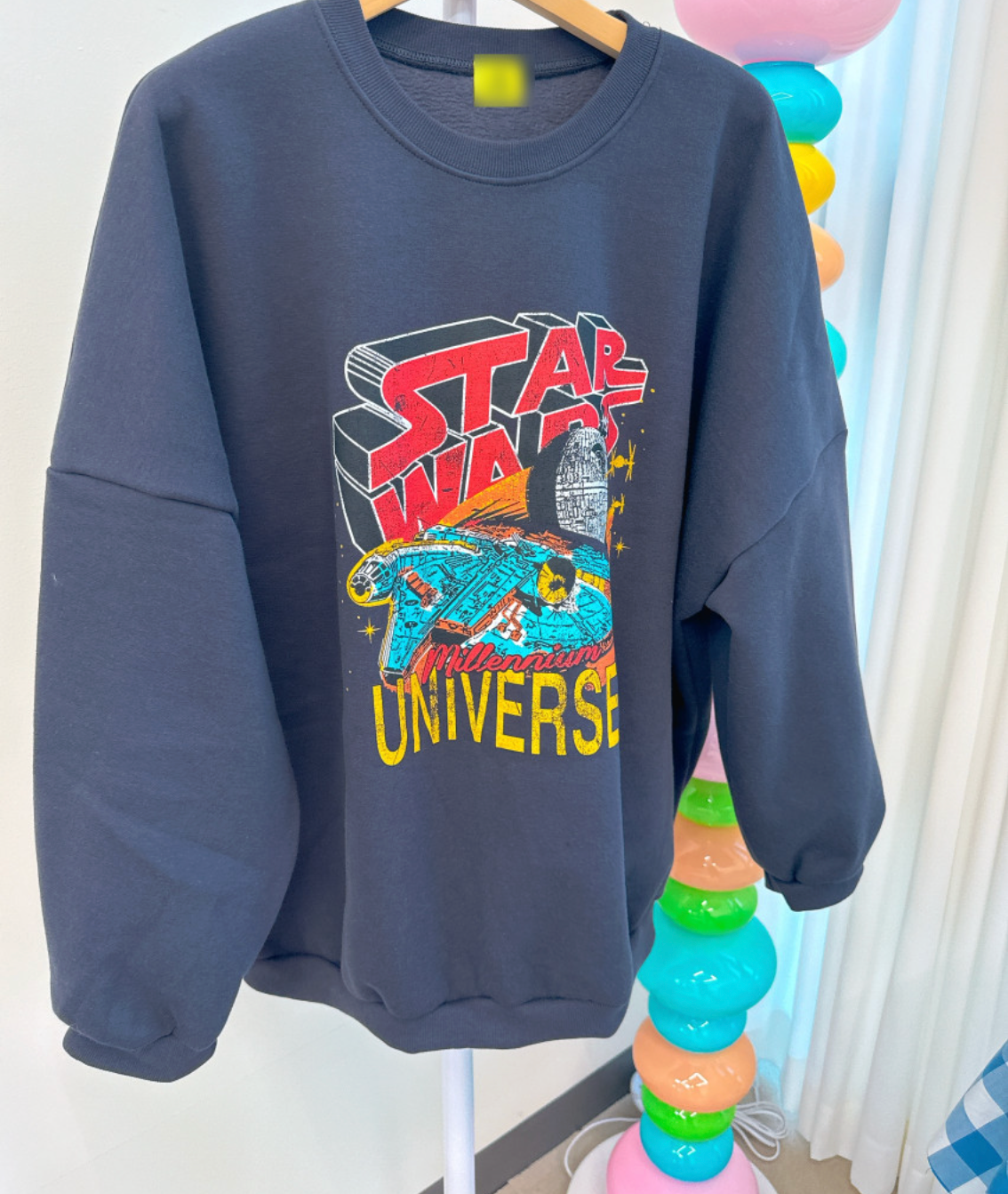 [99가능][메이퍼플] 스페이스 오버핏 기모 맨투맨  [MAPLEPURPLE] Space Oversized Fleece Sweatshirt