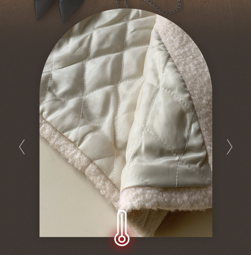 [S-XL][엘렌서울]울 트위드 퀼팅 안감 부클 카라 자켓 Wool Tweed Bouclé Collar Jacket