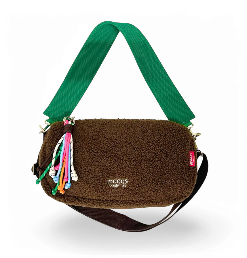 [mddas] 양털 뽀글이 보부상 미니 숄더백 / Teddy Fleece Shoulder Bag