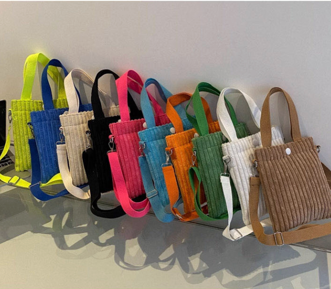 [딸내미 선물 추천] 코듀로이 미니 크로스백 · Corduroy Mini Crossbody Bag