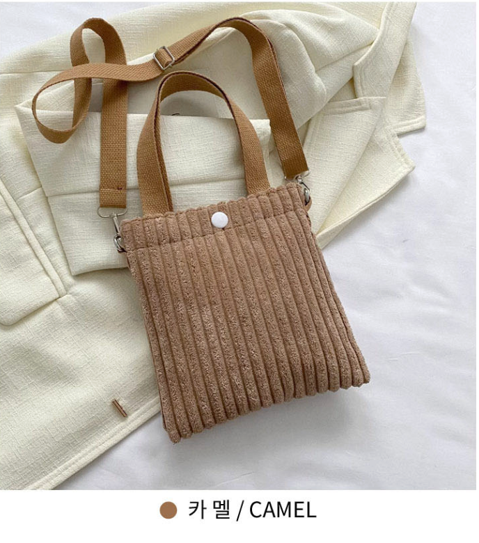 [딸내미 선물 추천] 코듀로이 미니 크로스백 · Corduroy Mini Crossbody Bag