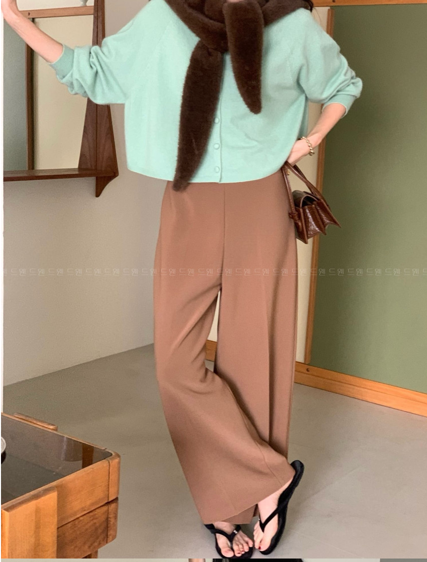 🔥[55~99까지]🔥[로우게이지]쭉쭉 늘어나는 요술 정장 와이드 팬츠 Magic Shaping Wide Slacks