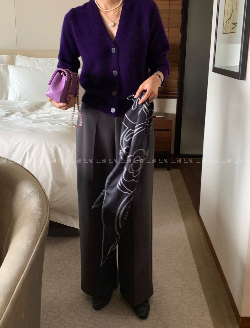 🔥[55~99까지]🔥[로우게이지]쭉쭉 늘어나는 요술 정장 와이드 팬츠 Magic Shaping Wide Slacks