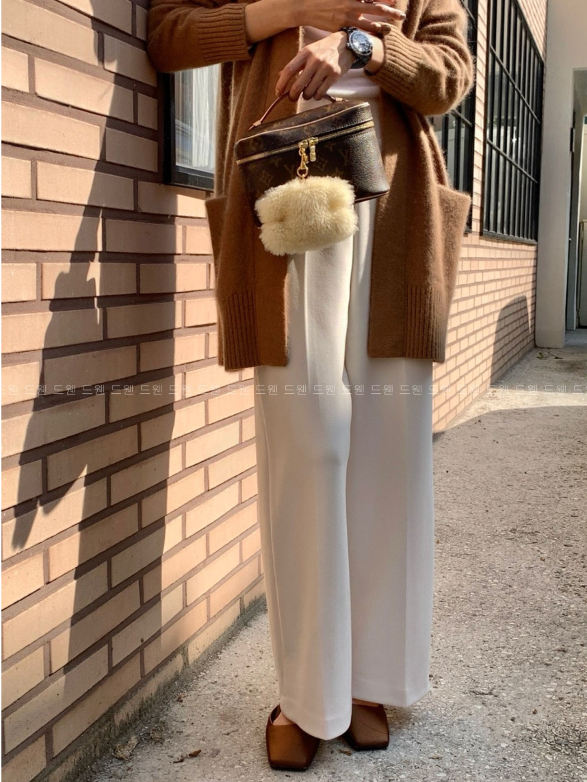 🔥[55~99까지]🔥[로우게이지]쭉쭉 늘어나는 요술 정장 와이드 팬츠 Magic Shaping Wide Slacks