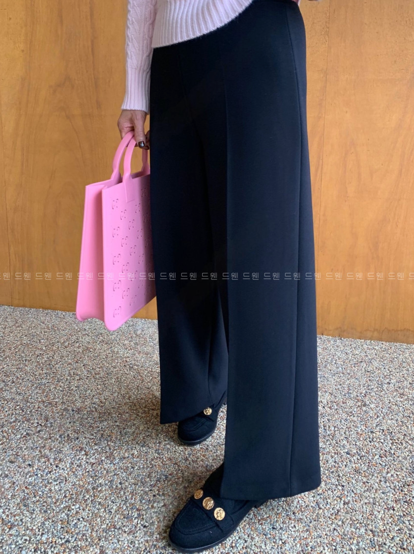 🔥[55~99까지]🔥[로우게이지]쭉쭉 늘어나는 요술 정장 와이드 팬츠 Magic Shaping Wide Slacks