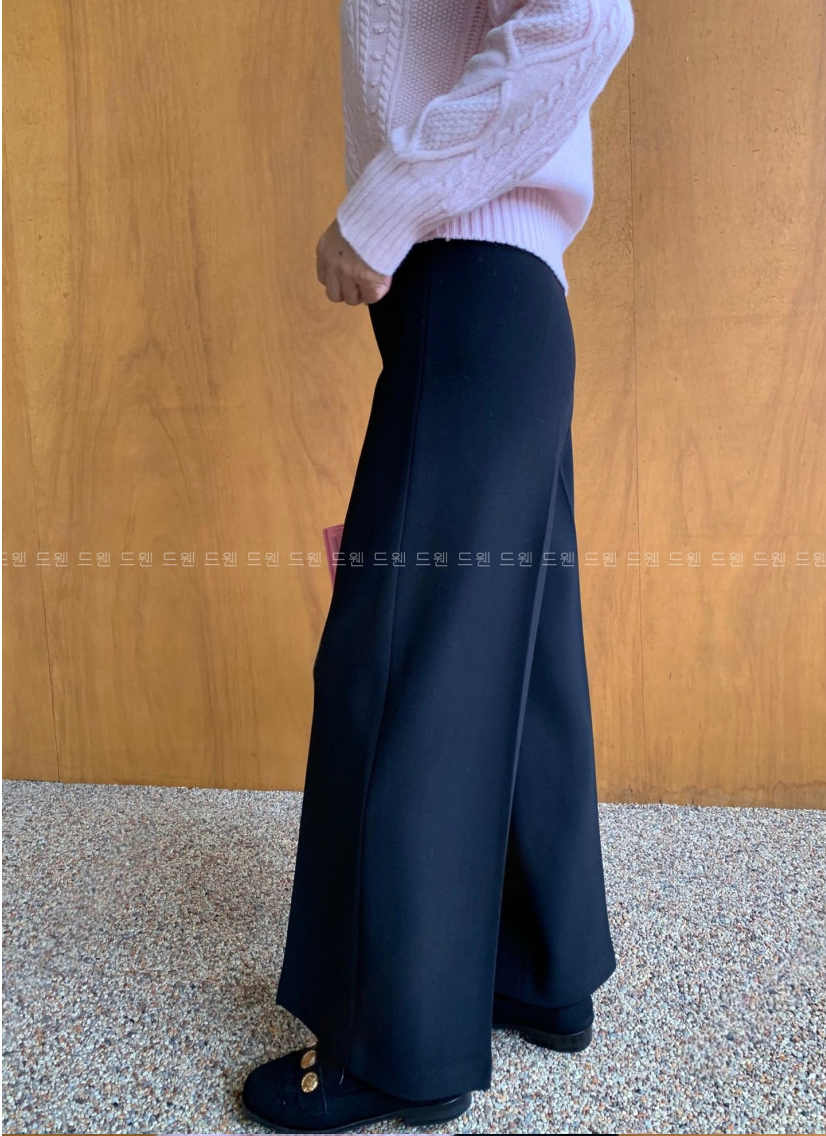 🔥[55~99까지]🔥[로우게이지]쭉쭉 늘어나는 요술 정장 와이드 팬츠 Magic Shaping Wide Slacks