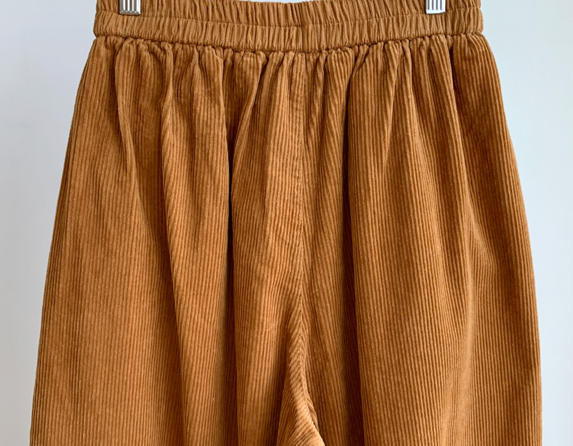 [99까지가능]스티치 포인트 롱기장  골덴 와이드 팬츠 Corduroy Stitch Wide Pants