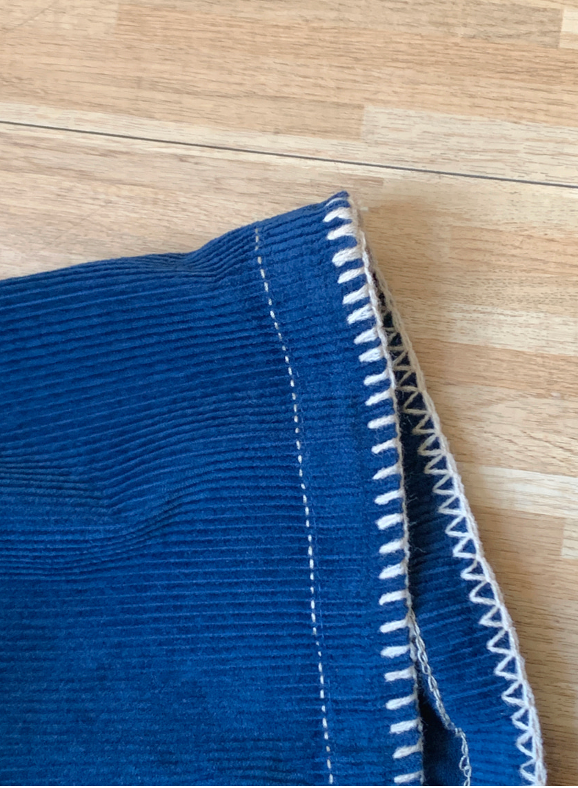 [99까지가능]스티치 포인트 롱기장  골덴 와이드 팬츠 Corduroy Stitch Wide Pants