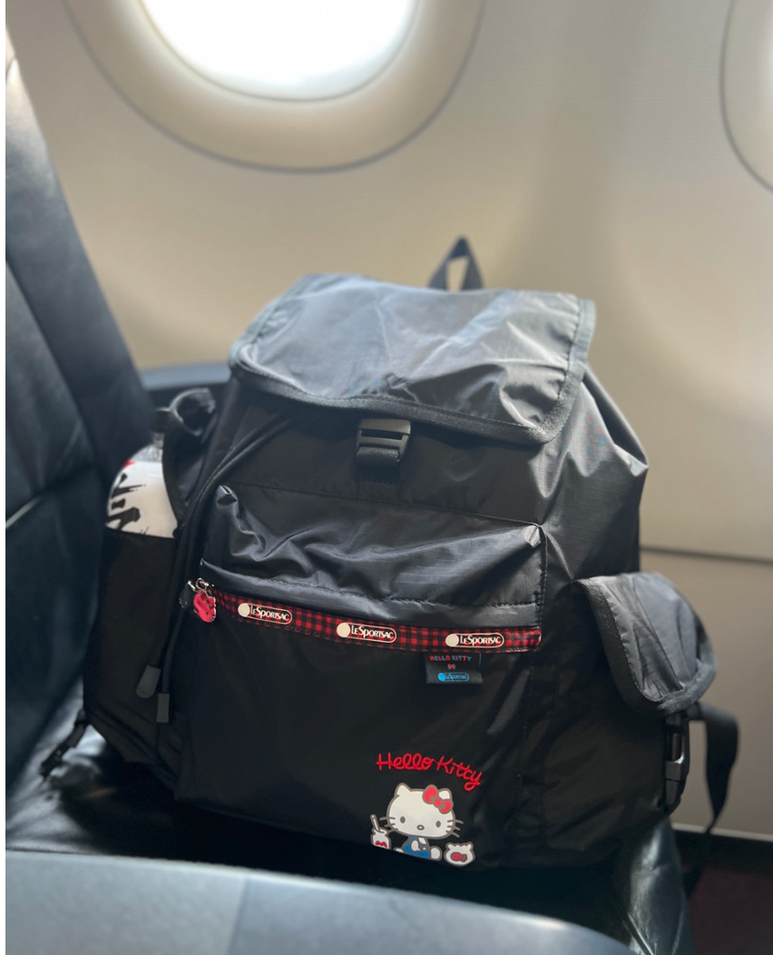 [레스포삭X헬로키티]레스포삭 경량 보이저 백팩 7839 산리오 헬로키티 나일론백팩 Hello Kitty VOYAGER BACKPACK