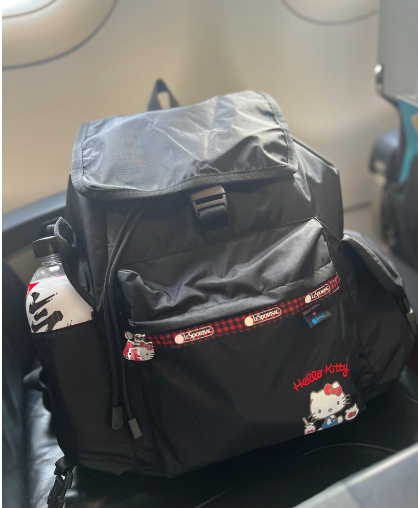 [레스포삭X헬로키티]레스포삭 경량 보이저 백팩 7839 산리오 헬로키티 나일론백팩 Hello Kitty VOYAGER BACKPACK