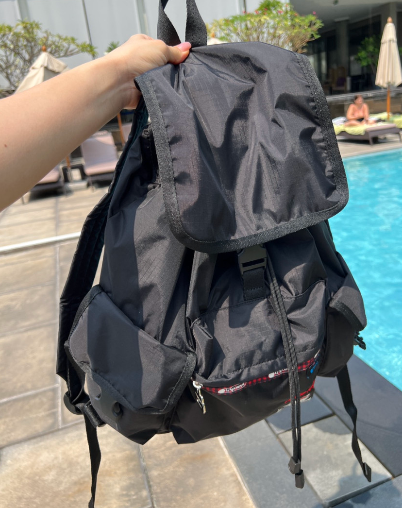 [레스포삭X헬로키티]레스포삭 경량 보이저 백팩 7839 산리오 헬로키티 나일론백팩 Hello Kitty VOYAGER BACKPACK