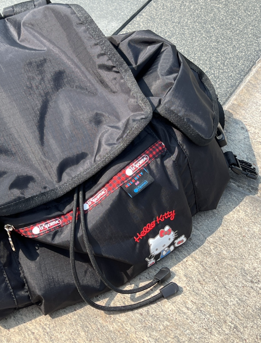 [레스포삭X헬로키티]레스포삭 경량 보이저 백팩 7839 산리오 헬로키티 나일론백팩 Hello Kitty VOYAGER BACKPACK