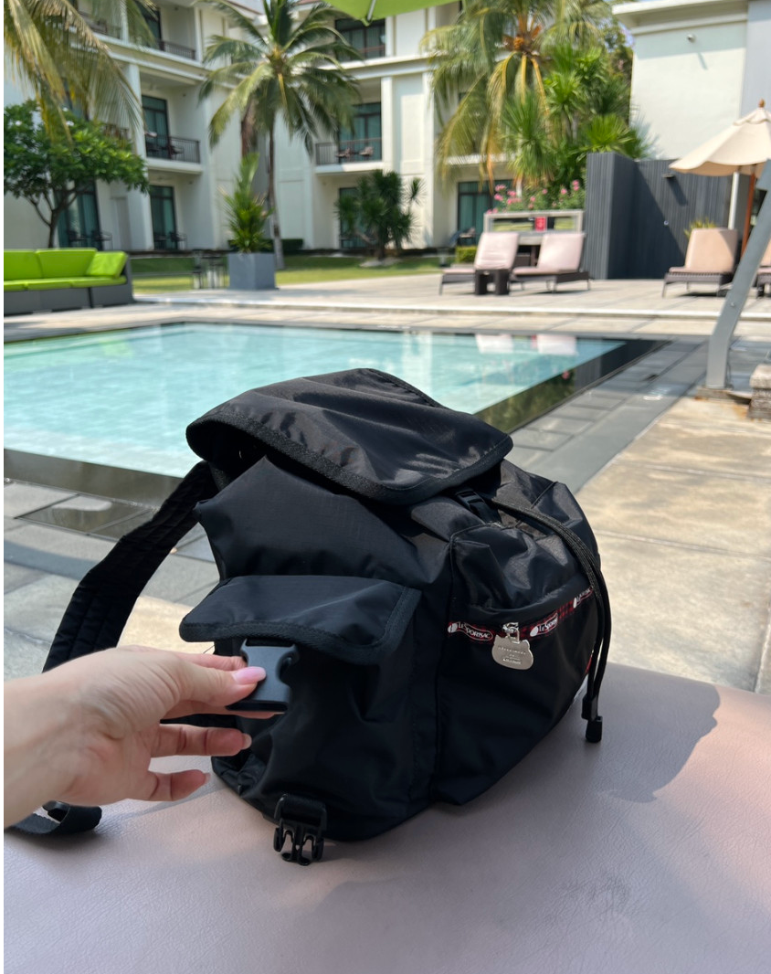 [레스포삭X헬로키티]레스포삭 경량 보이저 백팩 7839 산리오 헬로키티 나일론백팩 Hello Kitty VOYAGER BACKPACK