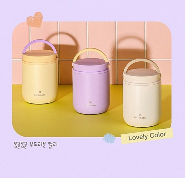 [보온 푸드자]락앤락 리틀럽 푸드자 300ml LocknLock Little Luv Food Jar