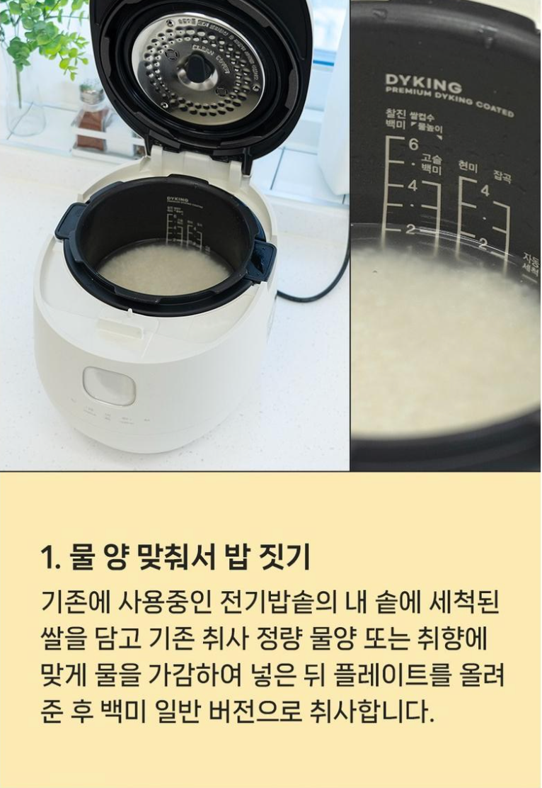 🔥HOT [당뇨밥][기존밥솥사용] 이고다 저당 플레이트 | Igoda Low-Starch Rice Plate