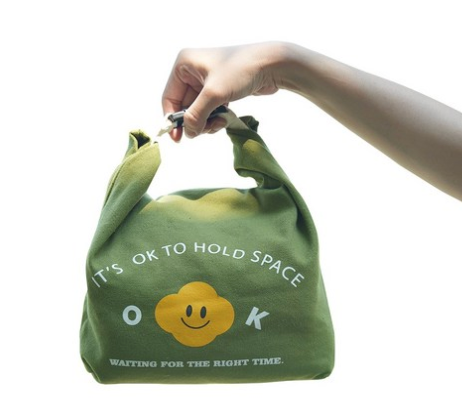 [3단변신][한국 도시락 가방][미쁨양품] 미니 보냉 런치백 Mini Insulated Lunch Bag