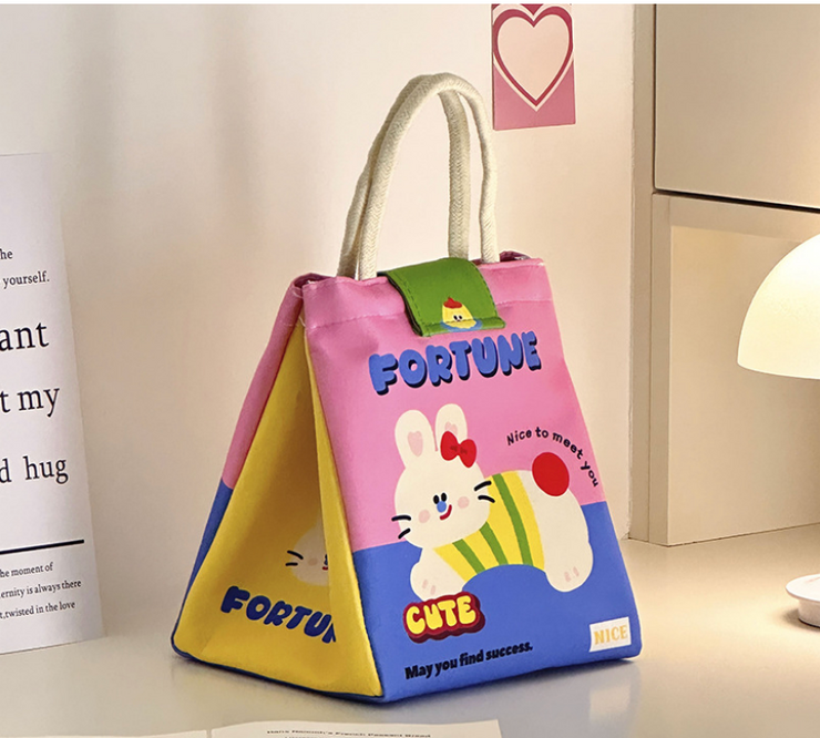 [CUTE🍎 도시락가방]해도닉 귀여운 보냉백 런치백 / Hedonic Cute Insulated Lunch Bag