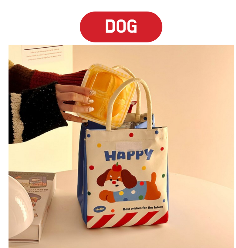 [CUTE🍎 도시락가방]해도닉 귀여운 보냉백 런치백 / Hedonic Cute Insulated Lunch Bag