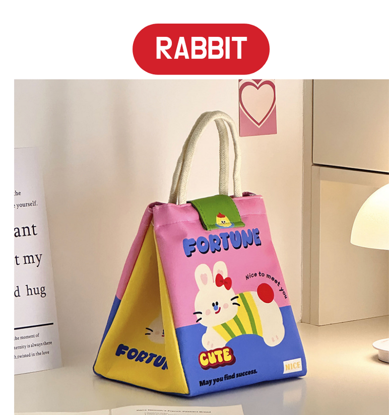 [CUTE🍎 도시락가방]해도닉 귀여운 보냉백 런치백 / Hedonic Cute Insulated Lunch Bag