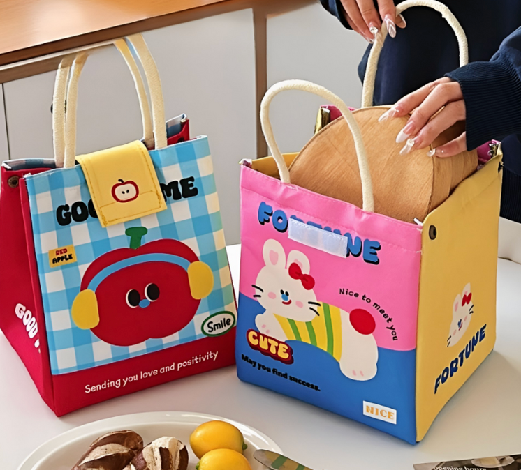 [CUTE🍎 도시락가방]해도닉 귀여운 보냉백 런치백 / Hedonic Cute Insulated Lunch Bag