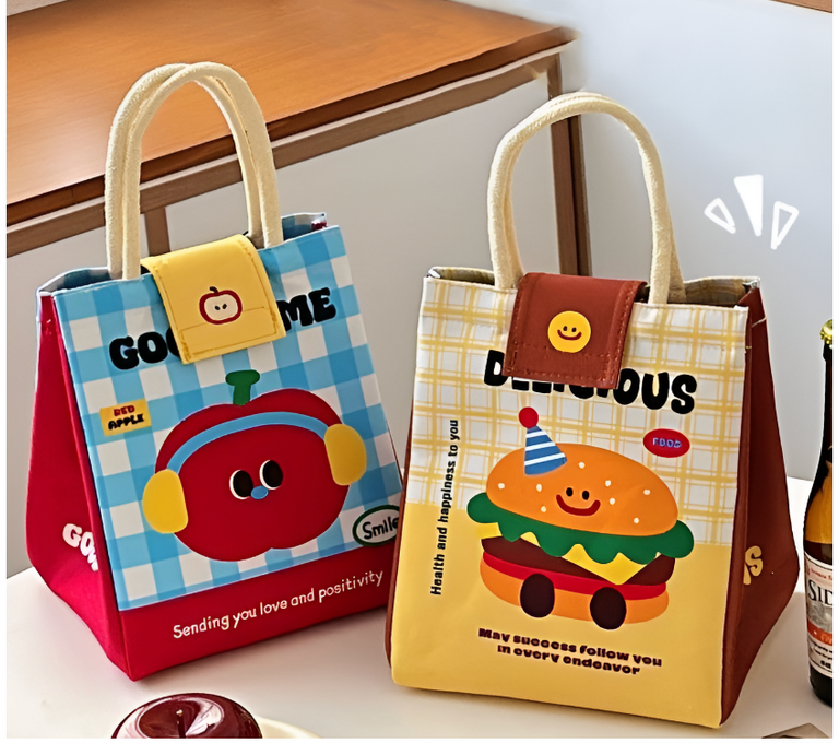 [CUTE🍎 도시락가방]해도닉 귀여운 보냉백 런치백 / Hedonic Cute Insulated Lunch Bag