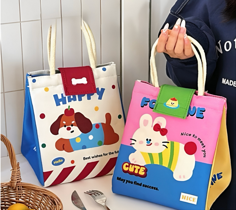 [CUTE🍎 도시락가방]해도닉 귀여운 보냉백 런치백 / Hedonic Cute Insulated Lunch Bag
