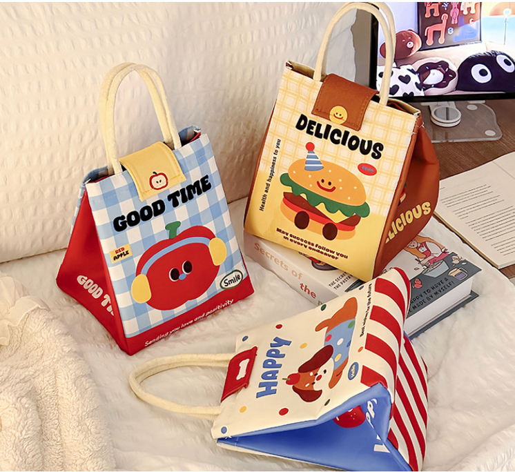 [CUTE🍎 도시락가방]해도닉 귀여운 보냉백 런치백 / Hedonic Cute Insulated Lunch Bag