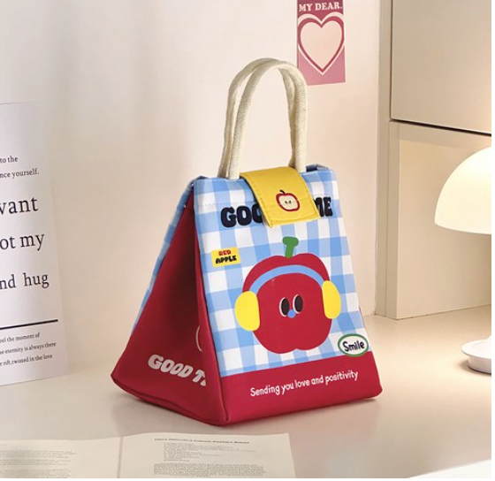 [CUTE🍎 도시락가방]해도닉 귀여운 보냉백 런치백 / Hedonic Cute Insulated Lunch Bag