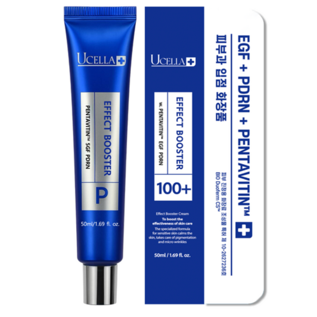 🔥[레이저&여드름 재생크림][한국약국 대란템][닥터유셀라] EGF+PDRN 펜타비틴 이펙트 부스터 리페어 크림 50g / Dr.Ucella EGF+PDRN Pentavitin Effect Booster Repair Cream 50g