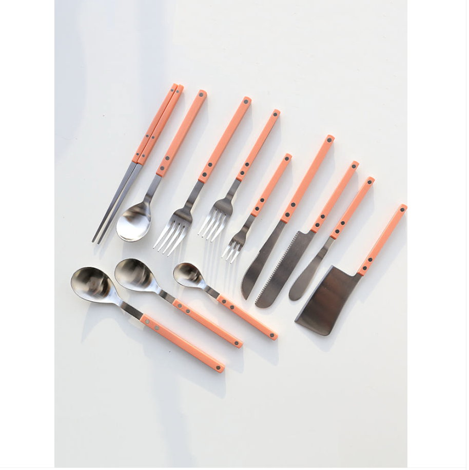 🥄🌸[프리미엄 라인 수저세트] [한식수저2인/4인 세트][보겐 쌍띠에] 프리미엄 고급 국산 스테인리스 수저세트 VOGEN Ssangttie Premium Korean Stainless Cutlery Set