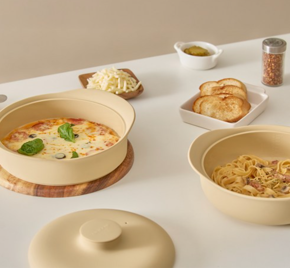 [실리콘 2단 찜기] 실리프랑 에코 실리콘 촉촉 2단 찜기  Silifrang Eco Silicone Moist Double Steam Cooker