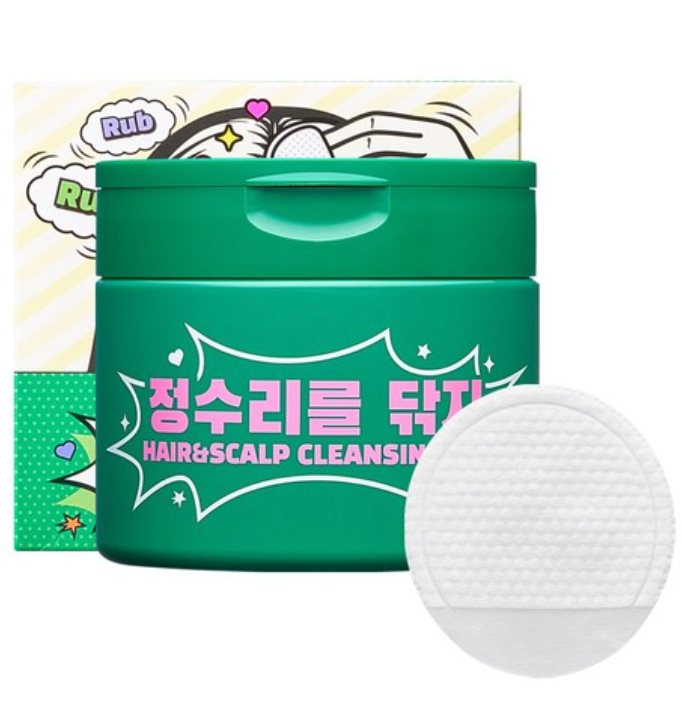👩🏻‍🦰[정수리를 닦자] 마데카 정수리를 닦자 헤어&두피 클렌징 패드 30매+리필 30매 | Madeca Hair & Scalp Cleansing Pad (30 Pads + 30 Refill)