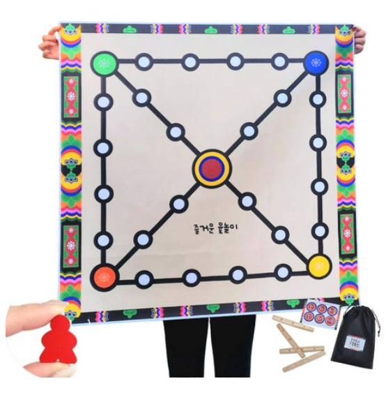 ❤️[설날&추석 가족놀이] ❤️ 대형 윷놀이판 윷놀이 세트 / Joyful Yutnori Game Full Set