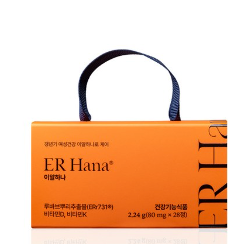🔥🌼[한국 갱년기보조제 1위] 🌼🔥이알하나 ER Hana® Err731 여성 갱년기 건강기능식품 28정 | ER Hana® Err731 Menopause Support Supplement (28 Tablets)